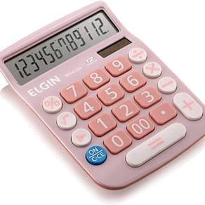 Calculadora Eletrônica de Mesa 12 Dígitos, Solar - Elgin