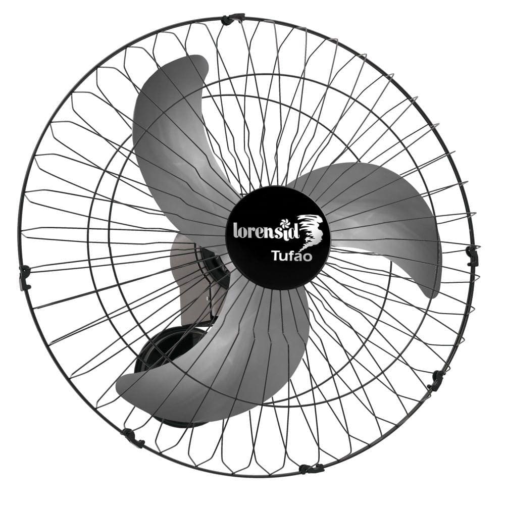 Ventilador De Parede 60Cm Tufao Preto M1 Bivolt - Loren Sid