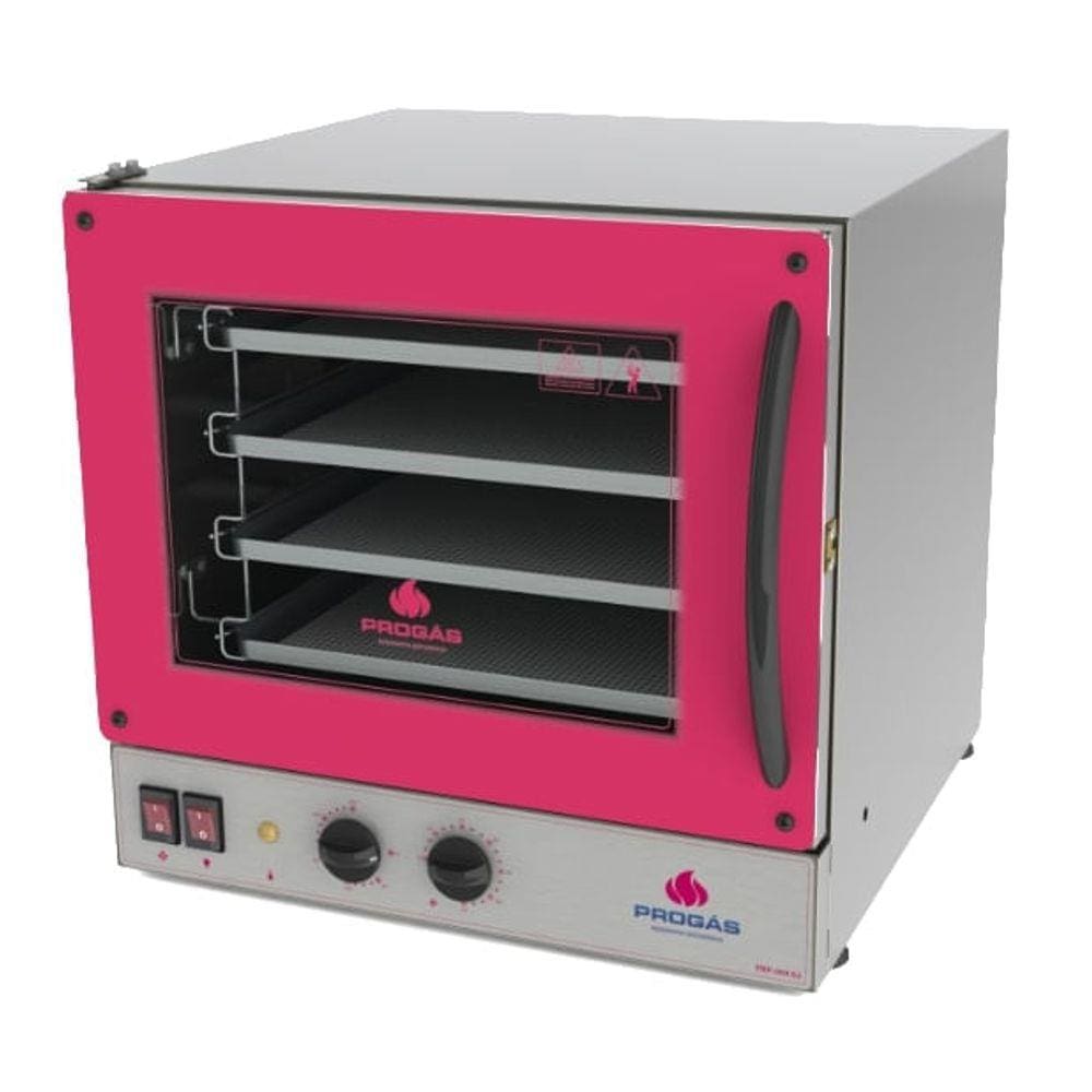 Forno Industrial Turbo Eletrico Fast Oven Prp-004 Vermelho 220V - Progás