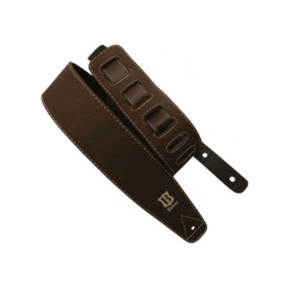 Correia Basso Para Baixo Guitarra Violão Vt L 02 - Marrom