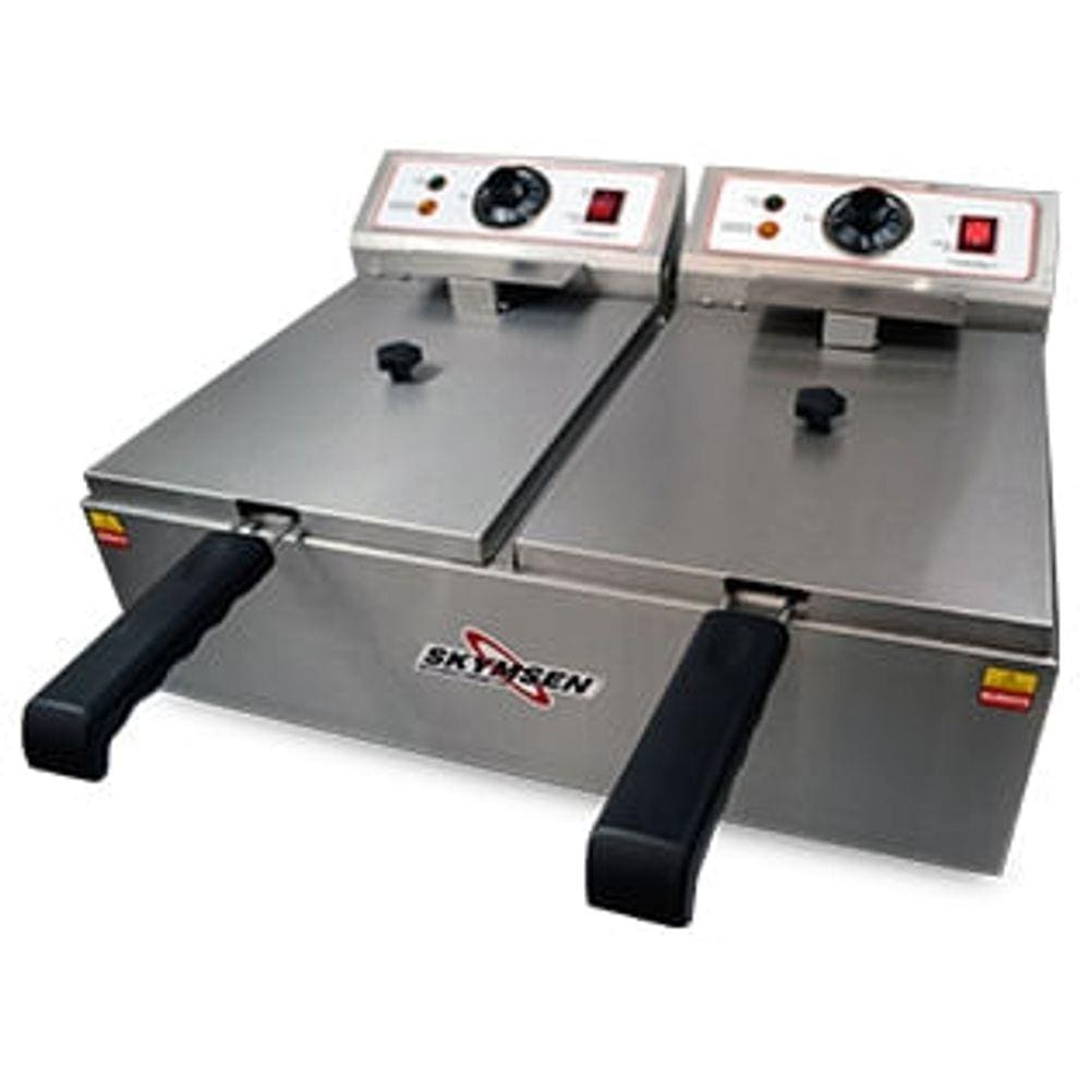 Fritadeira Eletrica Inox Fed-20-n 11 Litros 2 Cubas 2X2500w 220V Monofasica - Skymsen