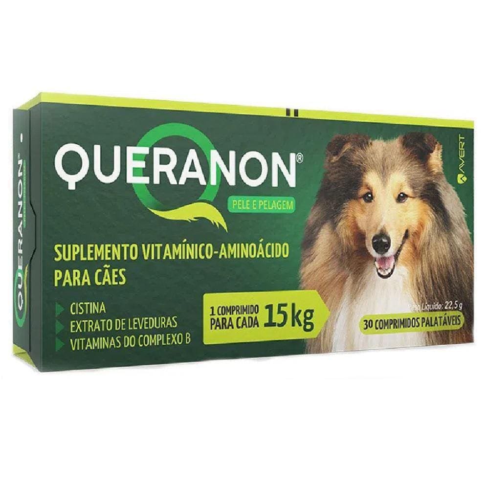 Suplemento Vitamínico Queranon 15Kg 30 Comprimidos - Avert