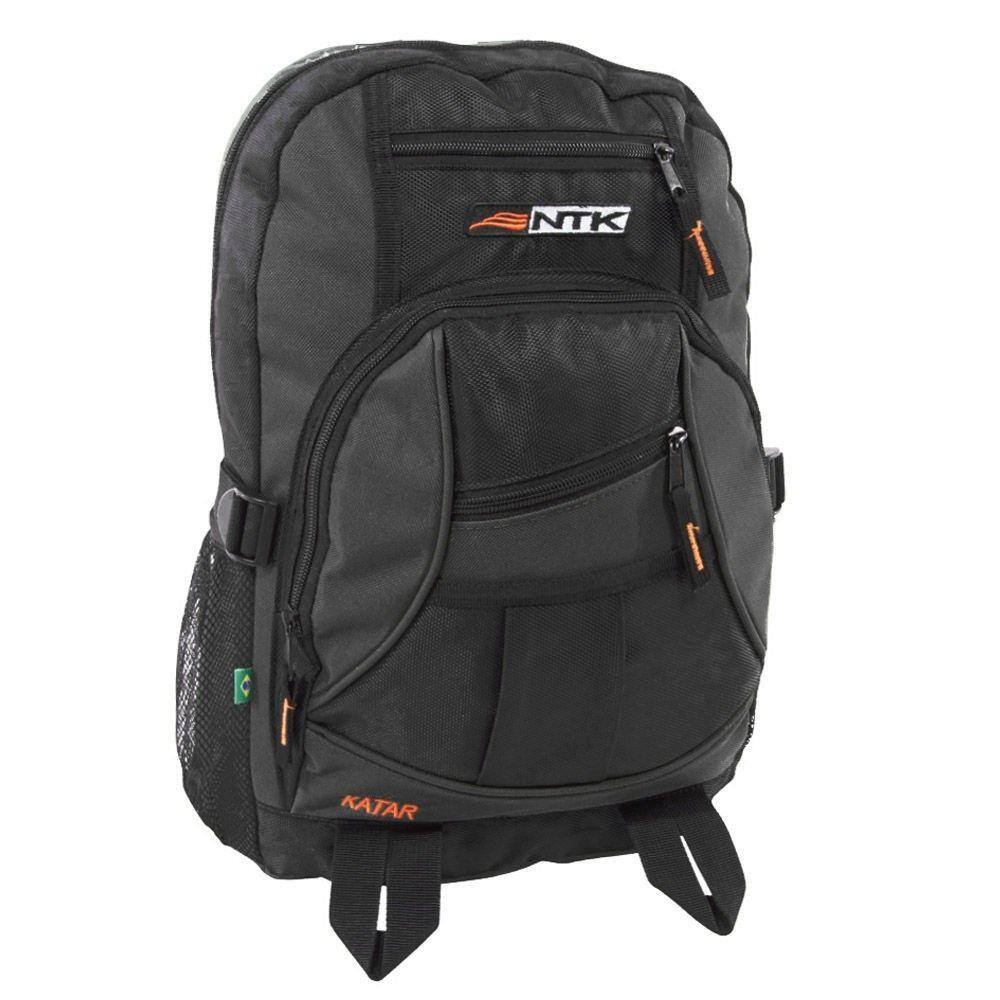 Mochila Katar NTK Preta e Cinza