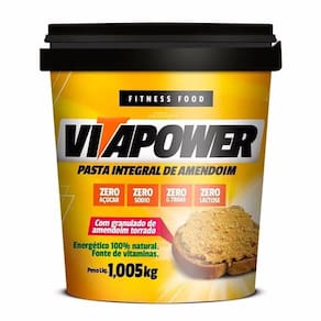 Pasta De Amendoim Crocante 1Kg Vitapower