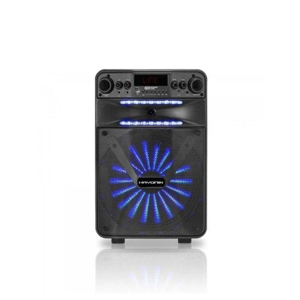 Caixa Som Portátil Bluetooth Usb Fm 100W GoPower 200 Hayonik