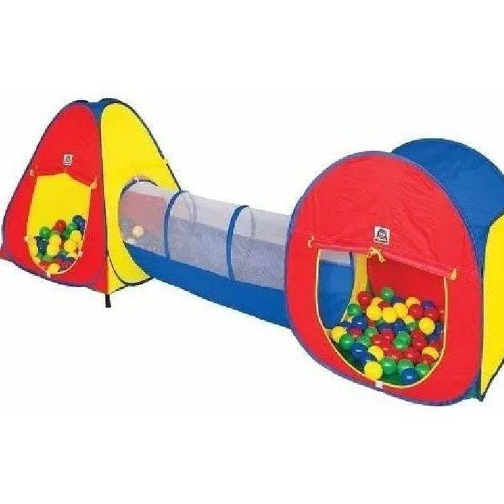 Brinquedo Barraca Braskit Toca 3 Em 1 House - 4607