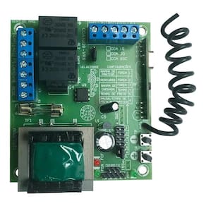 Central Placa de Comando Automatizador Portão Eletrônico Basculante Deslizante Rcg Cca-10 Clp