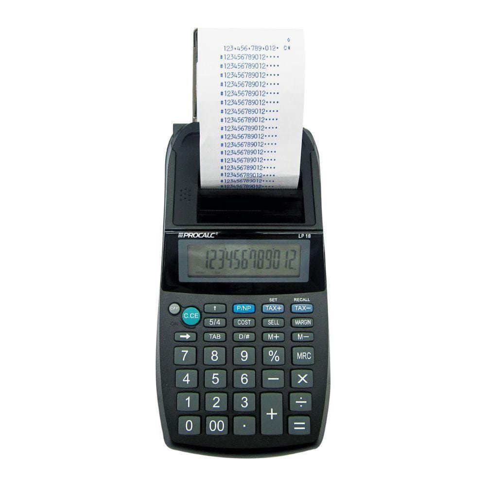 Calculadora Impressão Bobina 12 Digitos Semi Profissional Ac
