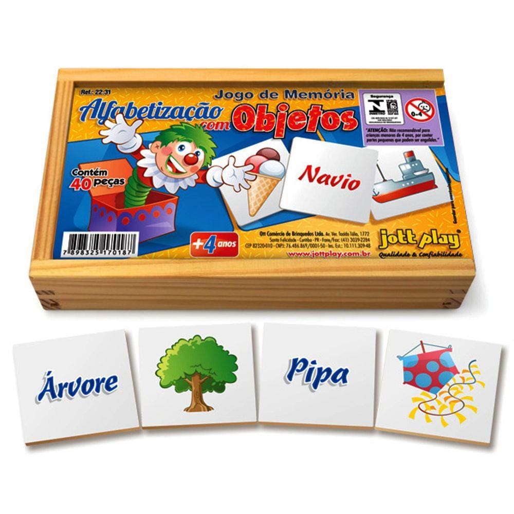 Jogo De Memória Com Objetos