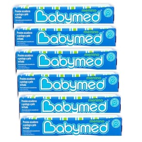 Kit Pomadas Babymed 6Unidades Menino