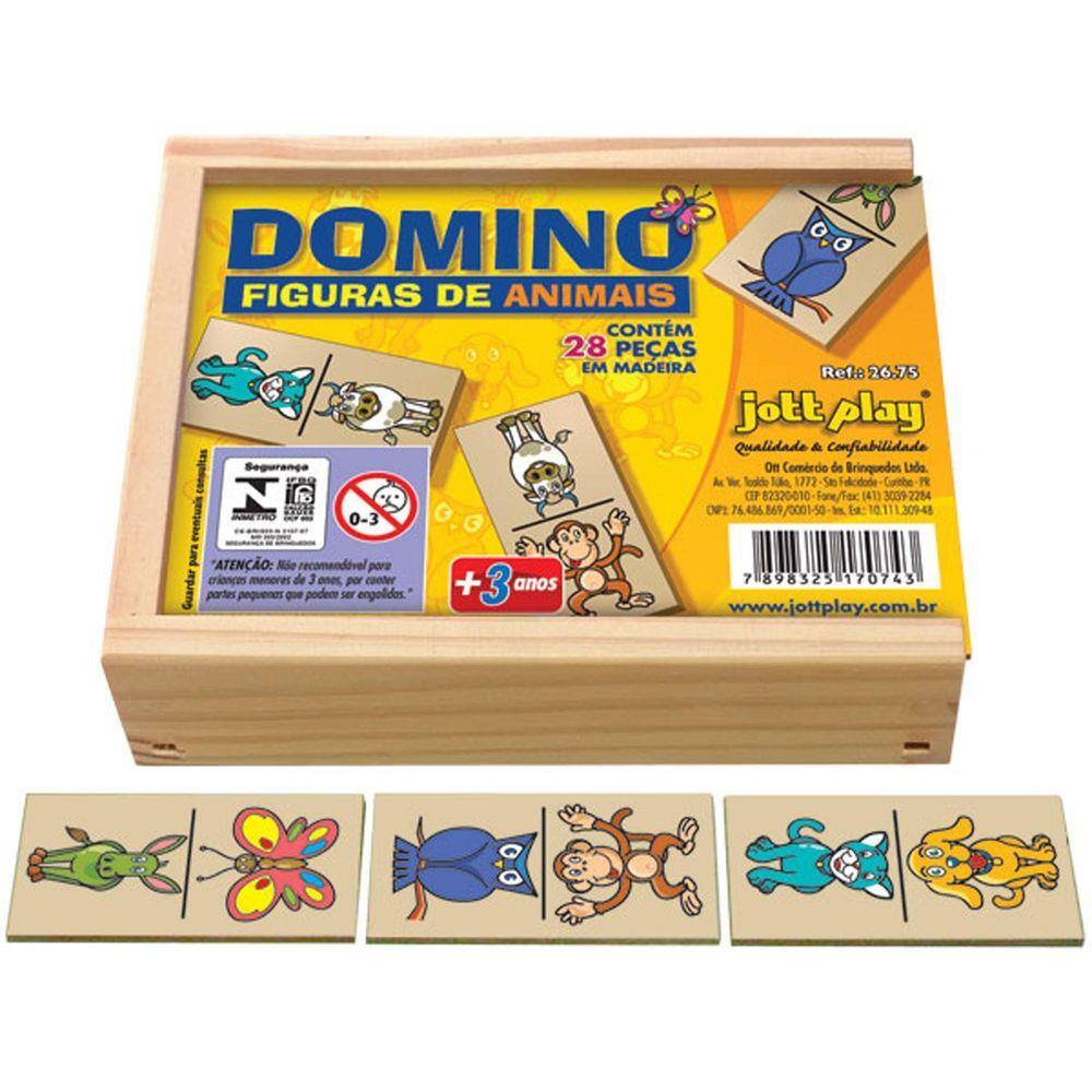 Dominó Figuras De Animais