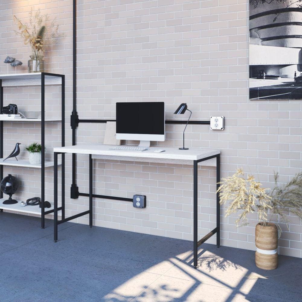 Escrivaninha Industrial 150cm Active Yescasa Snow