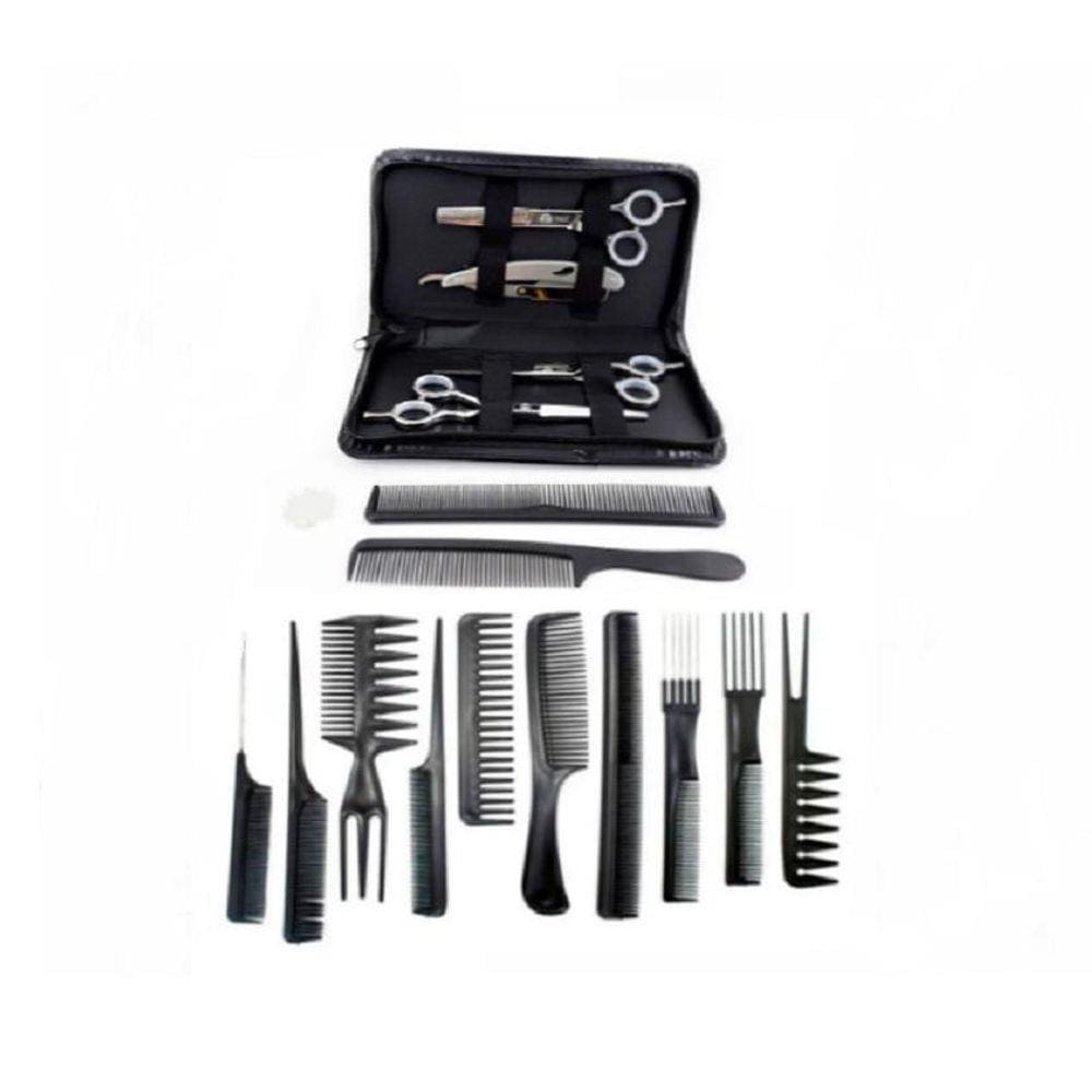 Kit Tesouras Profissionais Barbeiro Salão