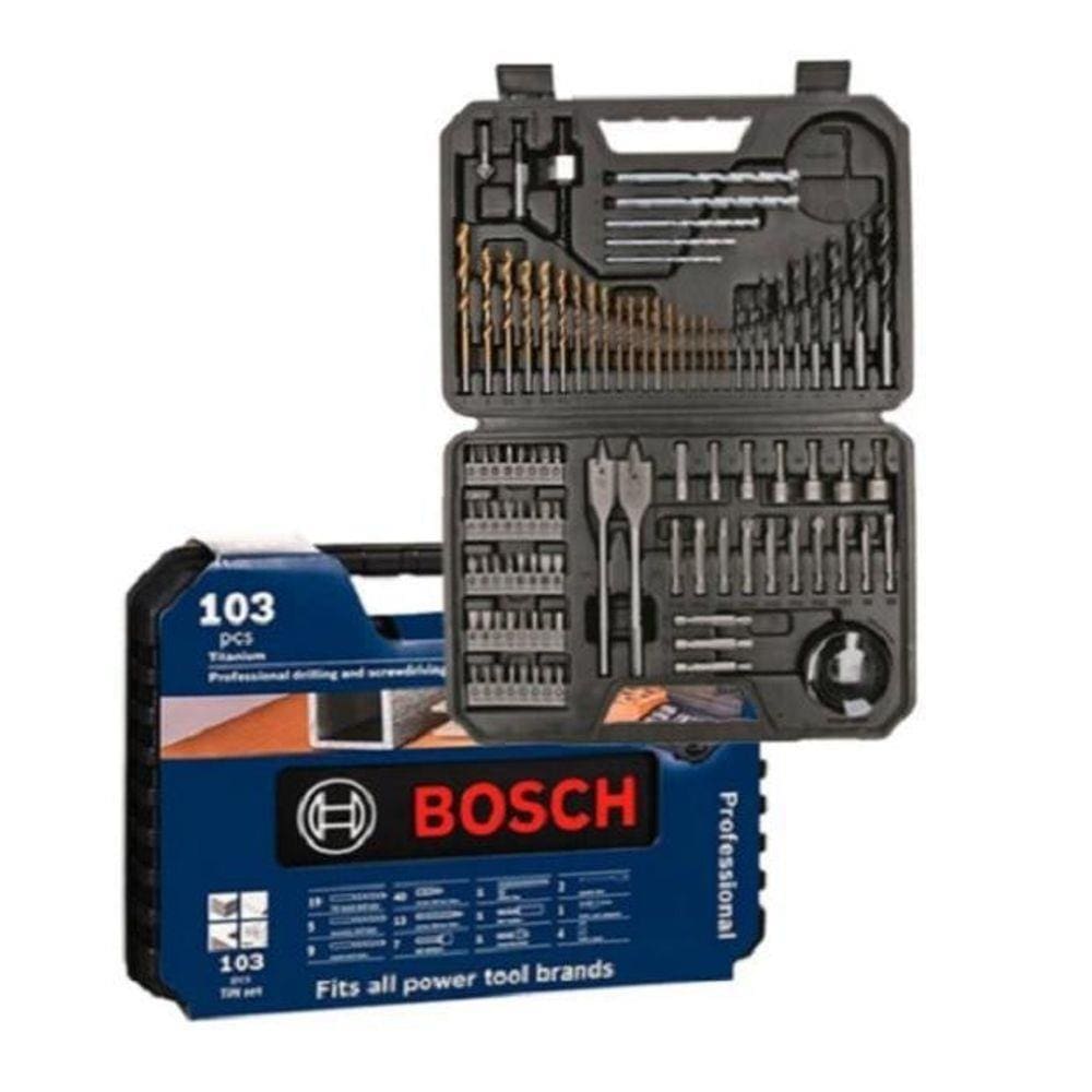 Kit Estojo De Ferramentas 103 Peças Bosch 2608594070000