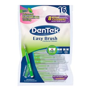 Escova Interdental Dentek Dentes Extra Apertados com 16 unidades