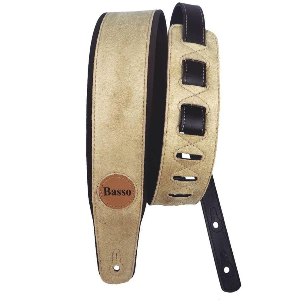 Correia De Camurça Basso Cla 01 Bege Para Instrumentos