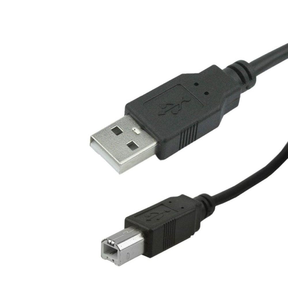 Cabo Para Impressora Usb A 2.0 Macho Para Usb B 2M