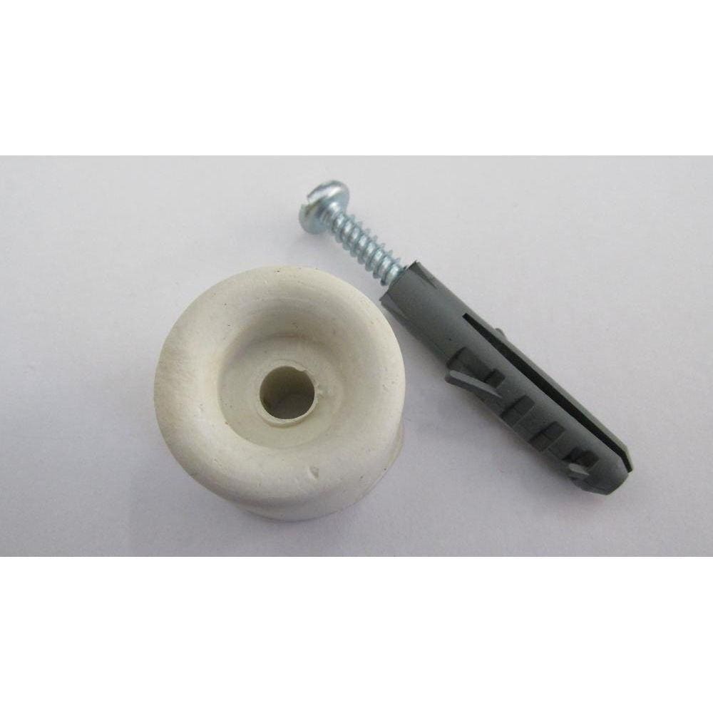 Amortecedor Chato Branco Ct 01 Peça