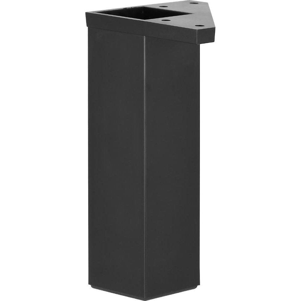 Pé Quadrado ABS 40x150mm Preto