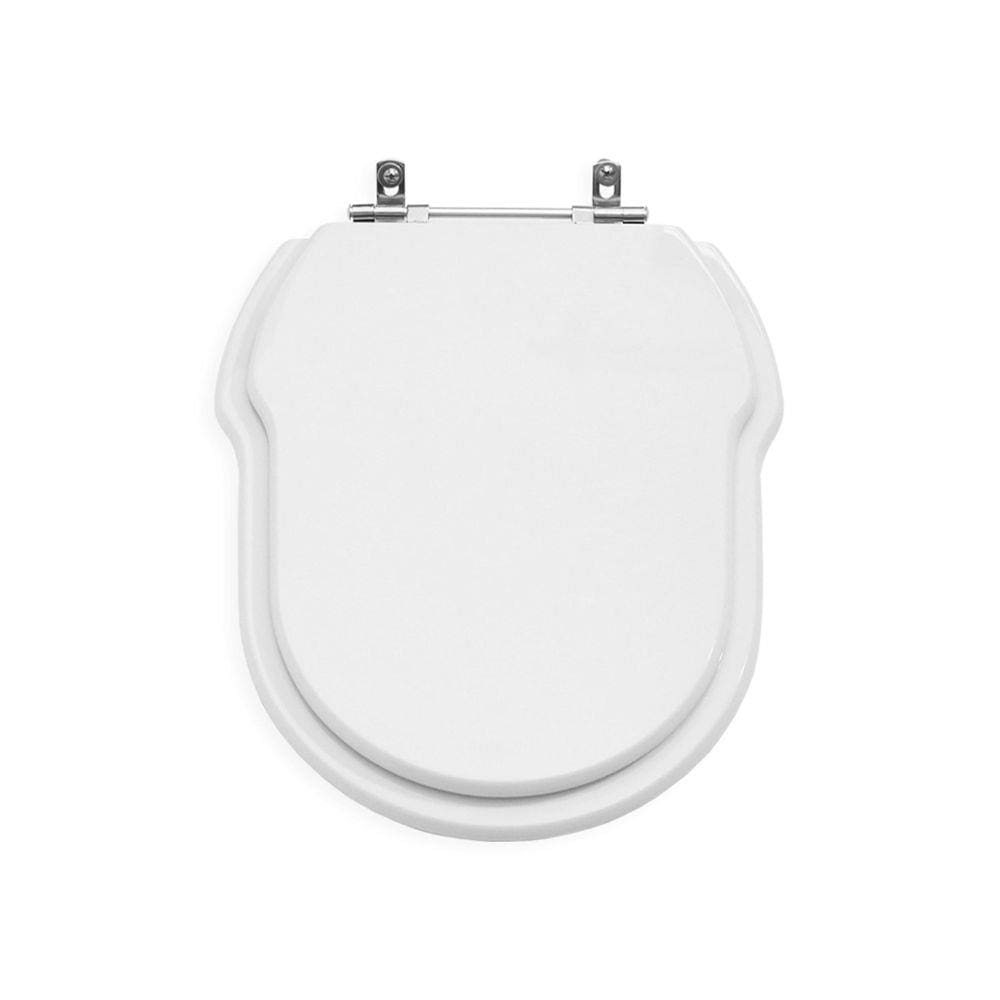 Assento Sanitário Poliéster Hampton Branco Para Louça Incepa
