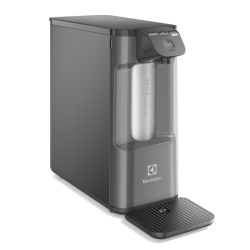 imagem-Purificador de água Electrolux com 3 temperaturas Gelada, Fria e Natural com Painel Touch Cinza (PE12G) - bivolt