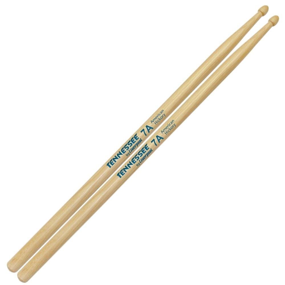 Baqueta 7a Tennessee Hickory Ponta Madeira Liverpool Tnhy7am