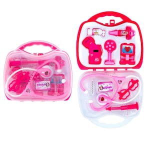 Kit Médica Brinquedo Infantil com 10 Acessórios Doutora para
