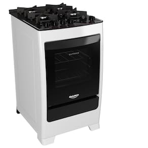 Fogão A Gás 4 Bocas Dako Supreme Glass Branco Automático Bivolt