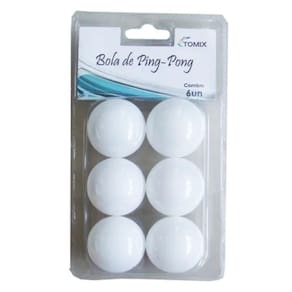 Bola De Ping Pong 6Un Branco