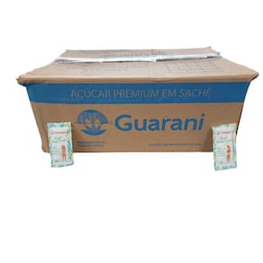 Açucar Refinado Caixa c/1.000 unids de sachê 5G cada - Guarani