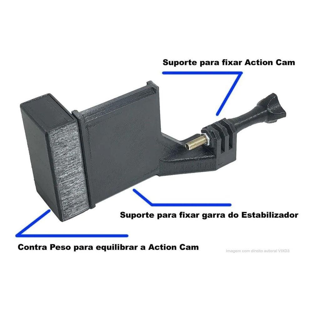 Adaptador Para Usar Em Câmera 3 E 4 Dji Osmo Mobile 1 2 3