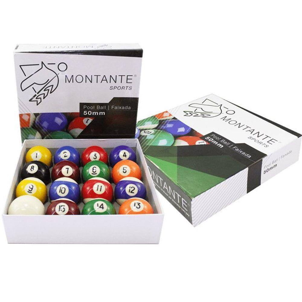 Jogo Bolas De Bilhar Sinuca Numeradas 52mm Snooker - Billiard