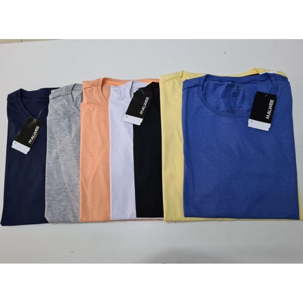 Camiseta Babylook Feminina Manga Curta Malwee 4499 Algodão.(A peça)