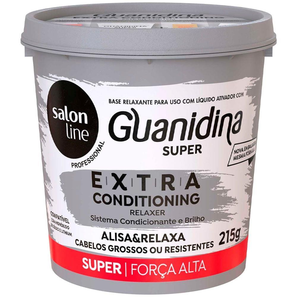 Creme Relaxante Salon Line Guanidina Extra + Neutralizante + Ativador