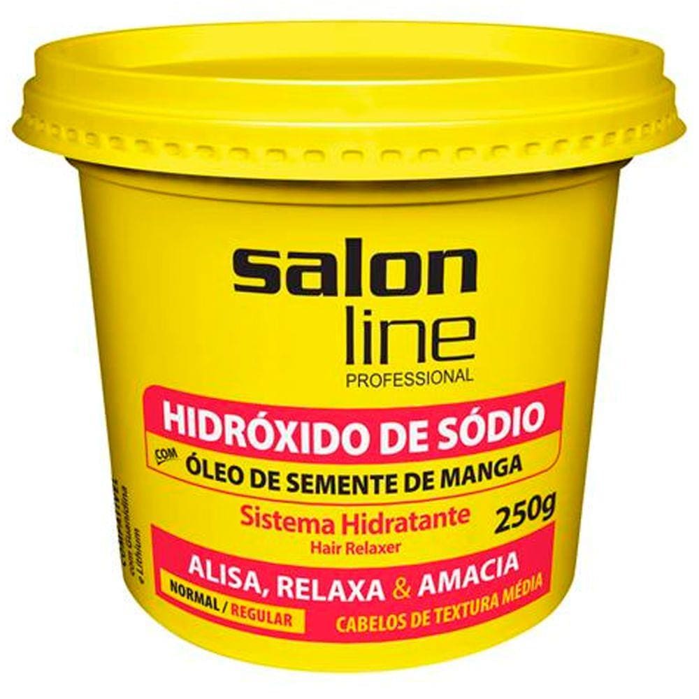 Creme Relaxante Salon Line Sódio Regular Manga 250g + Neutralizante
