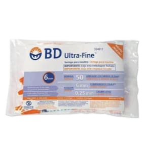 Seringa Para Insulina 50Un 06 X 0,25 10Un Ultra-Fine - Bd