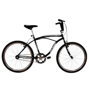 Bicicleta Masculina Aro 26 Beach Preto
