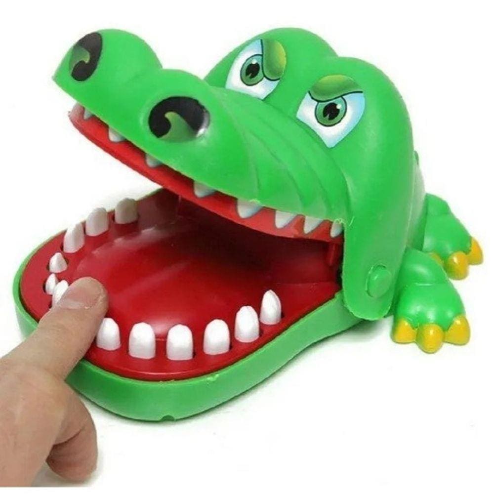 Brinquedo Crocodilo Dentista Cuidado com o Dente - Polibrinq