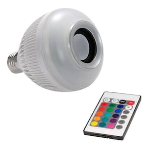 Caixa De Som Bluetooth Com Lâmpada Led Multicolorida