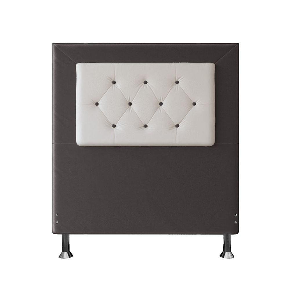 Cabeceira Solteiro 0,90m Havana Suede Marrom