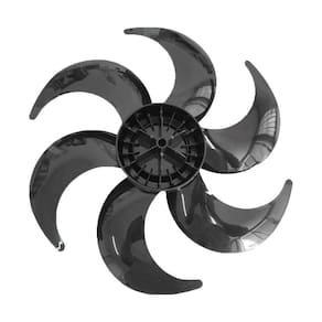Hélice Ventilador Arno Turbo Silencio 30Cm 6 Pás Preta