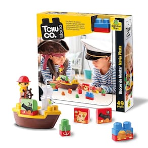 Blocos De Montar Tchuco Blocks Navio Pirata