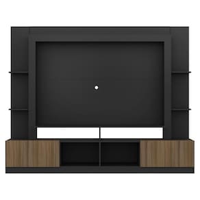 Rack Estante com Painel Tv 65 e 2 Portas Oslo Preto