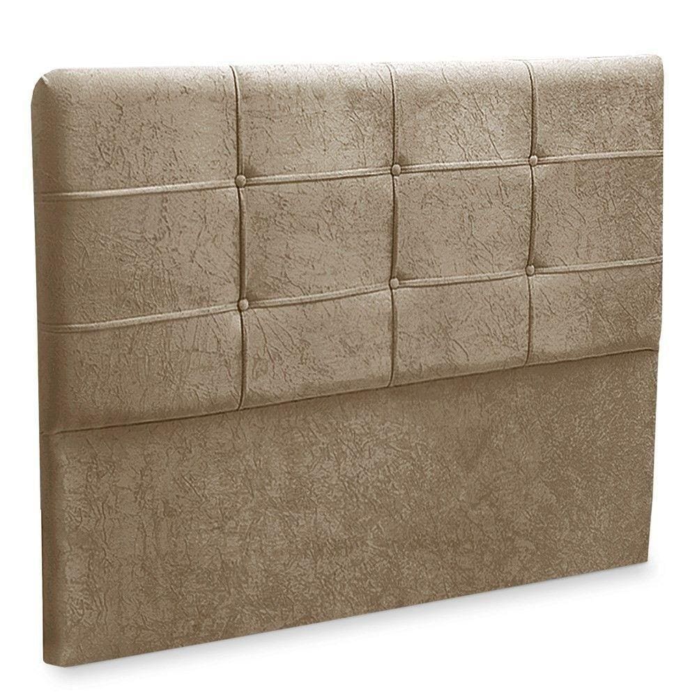 Cabeceira Casal Cama Box 140cm London Castor