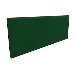 Cabeceira Painel Clean Cama Box Solteiro 90 cm Suede Verde