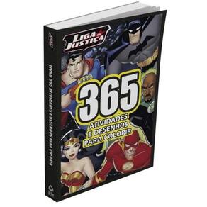Liga da Justica - Livro 365 Atividade e Desenho Para Colorir
