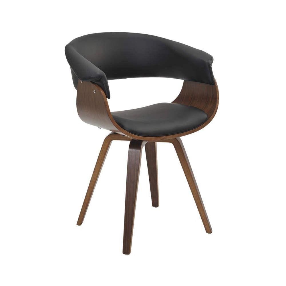 Cadeira Base Madeira Betina PU Rivatti Preto