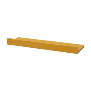 Prateleira Porta Quadros 90 X 15cm Amarela Suporte Invisível