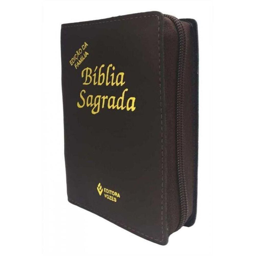 Biblia Sagrada - Ed. Familia Bolso Ziper