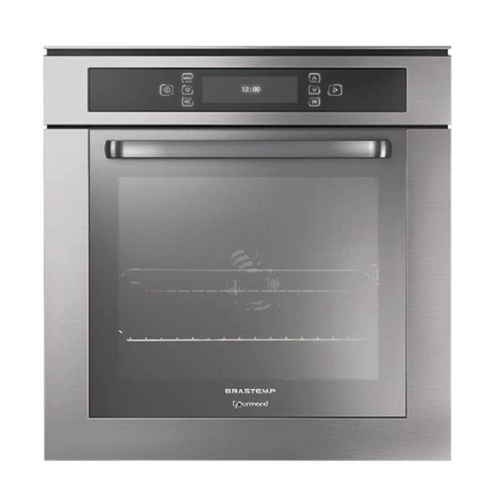 Forno Elétrico De Embutir Brastemp Gourmand Inox 220v Bo260arbna